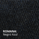 Alfombra Romana Negro-Azul